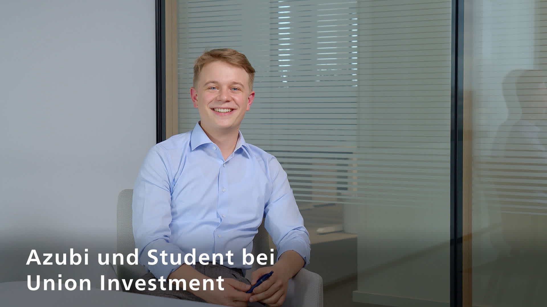 Igor Lange, Azubi und Student bei Union Investment